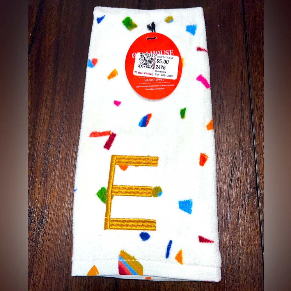 Opalhouse “E” Handtowel